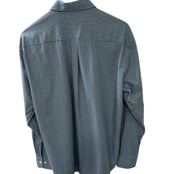 Peter Millar Men’s Size L Button Down Blue Plaid 100%
cotton Long Sleeve Shirt - Picture 2 of 8